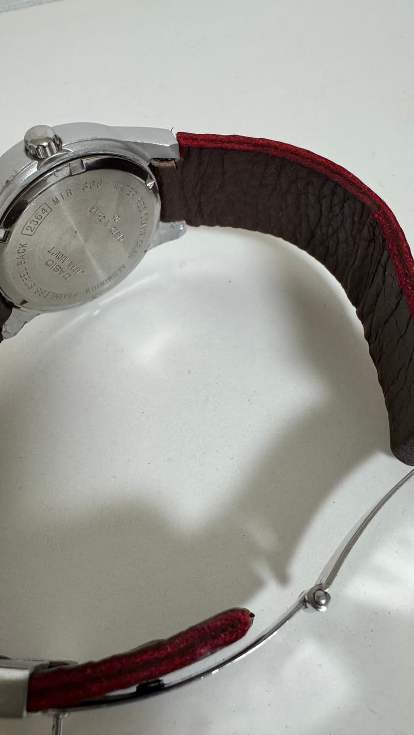 카시오 쿼츠 손목시계 가죽시계 상품이미지7