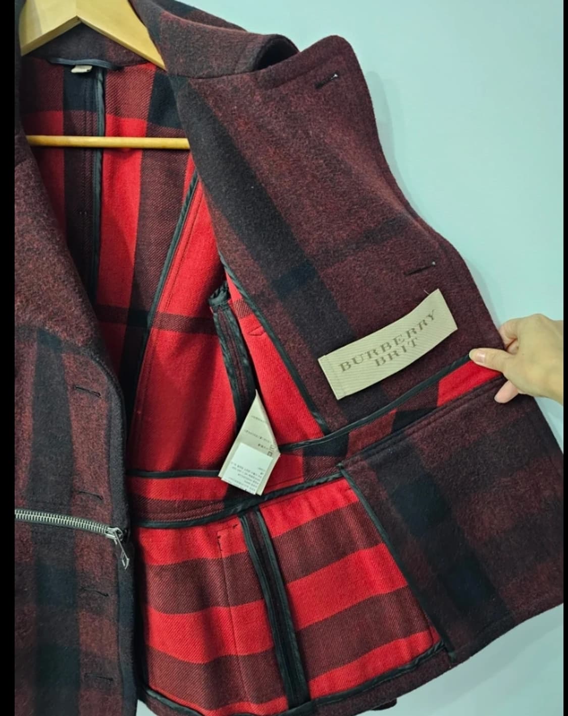 버버리 브릿 모직 자켓 코트 ~55반 상품이미지6