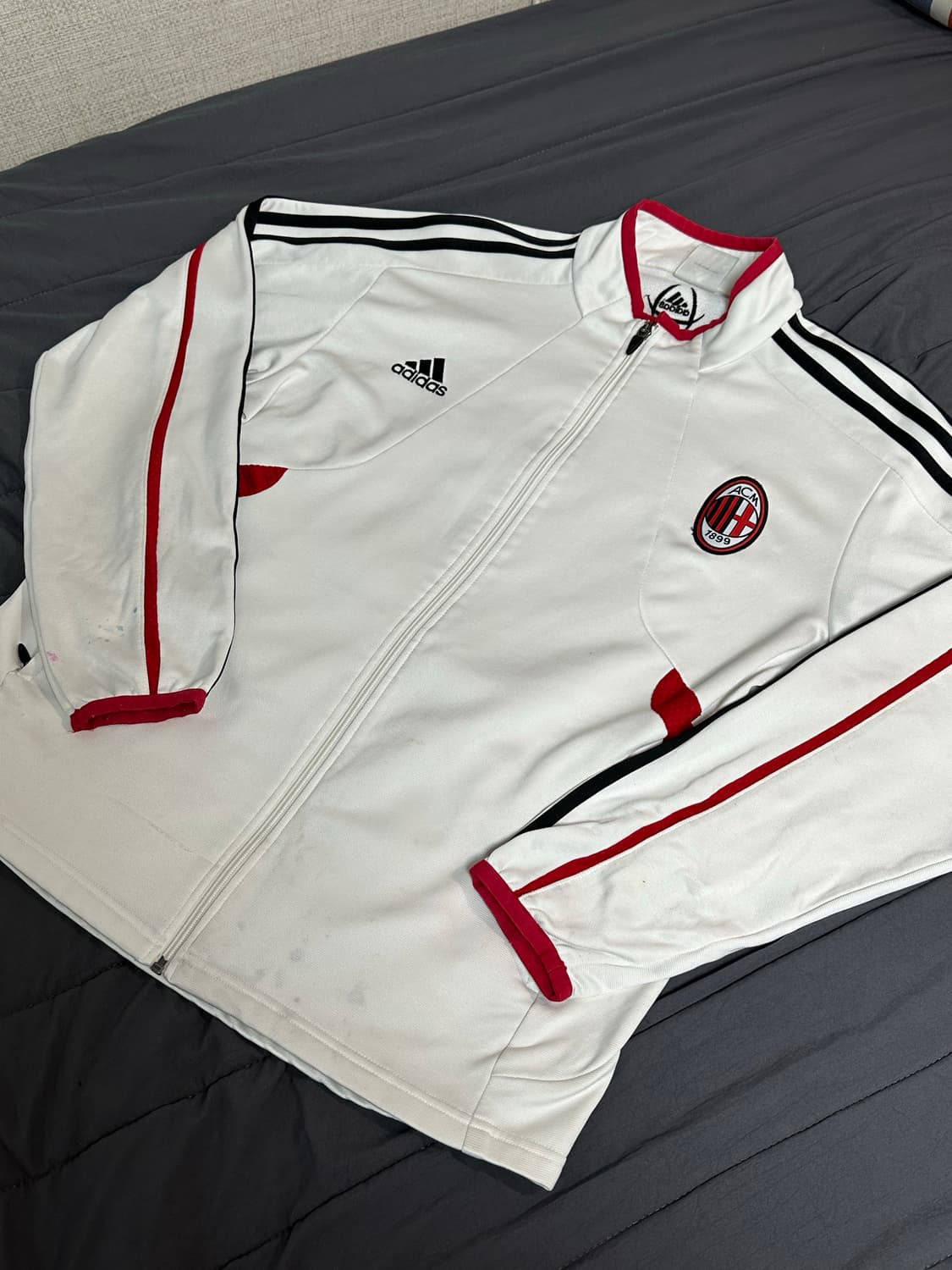 아디다스 AC밀란 트랙탑  화이트져지 라지 상품이미지2