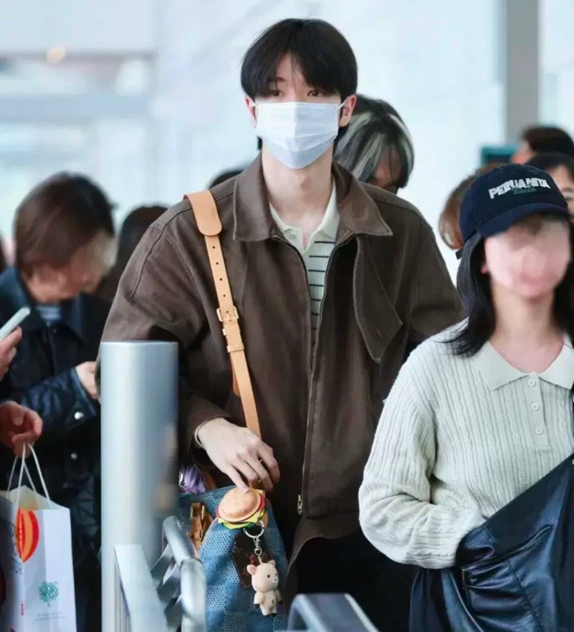 (M)렉토 24FW 빈티지 워시드 헤링턴 점퍼자켓 블루종 브라운 상품이미지8