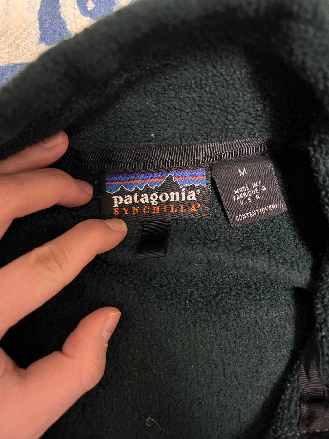 파타고니아 신칠라 그린 집업 자캣 (m) made in usa 상품이미지5