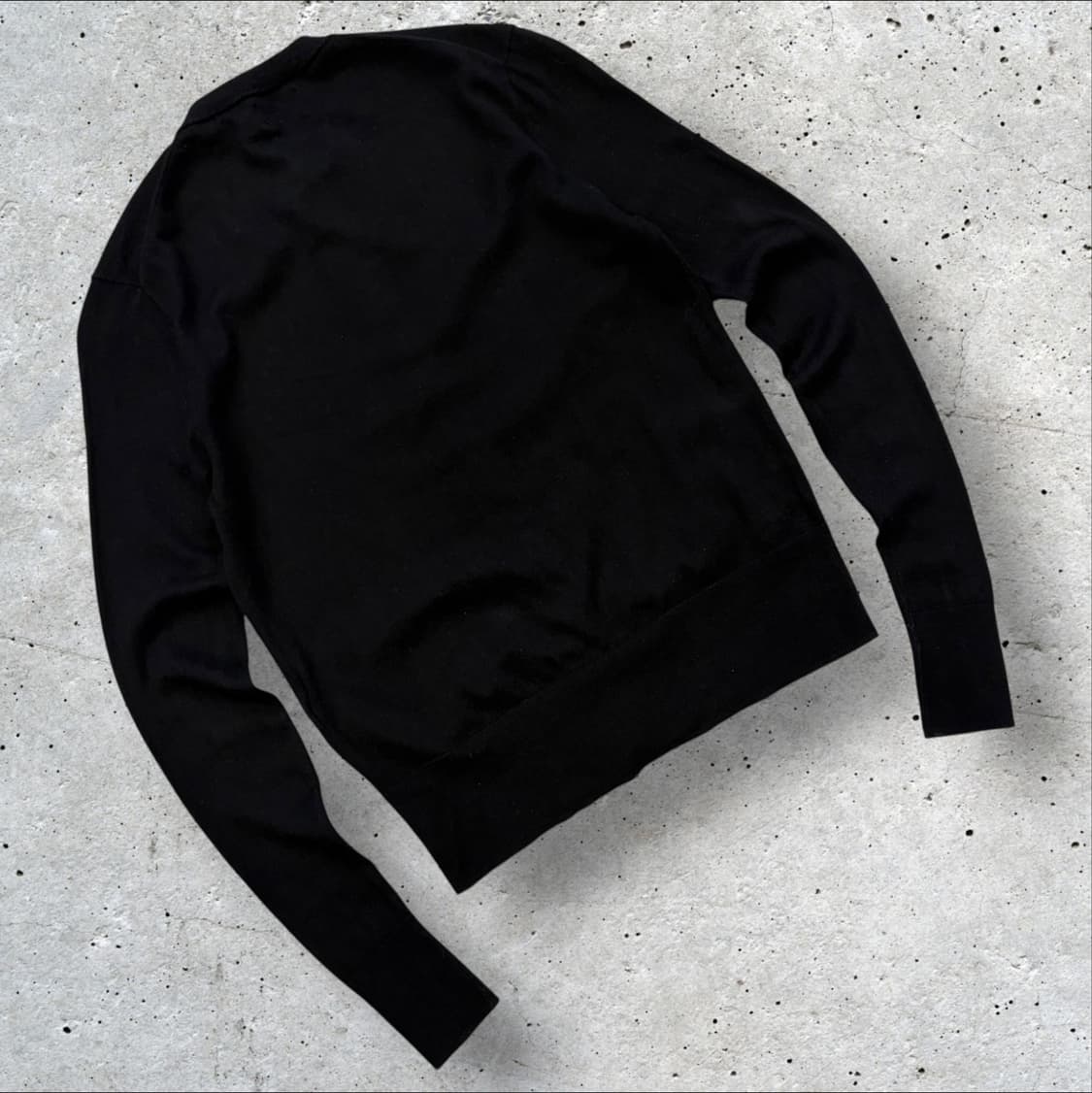 [XS] 폴로 랄프로렌 큐알 피마코튼 블랙 니트 가디건 D25 상품이미지2