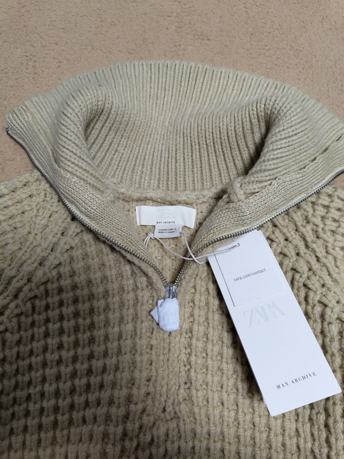 ZARA LIMITED EDITION 와플 스웨터 상품이미지5