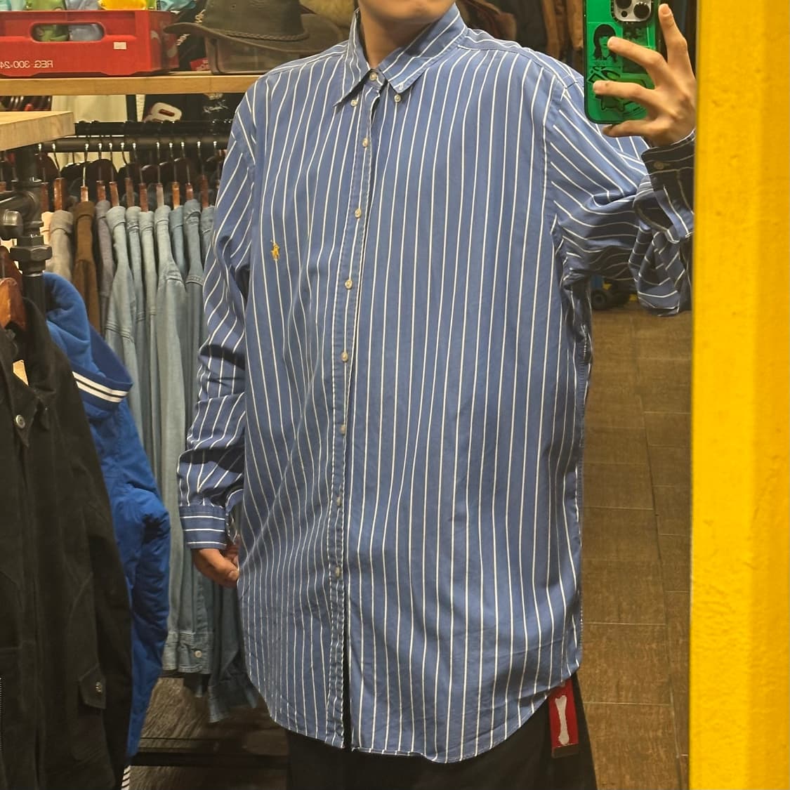 [HI] 폴로 랄프로렌 반팔셔츠 블루 상품이미지3