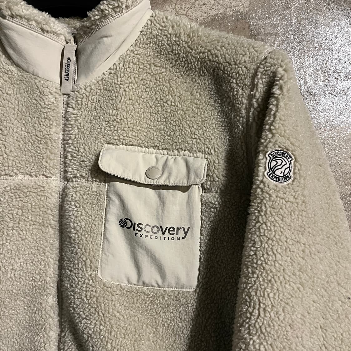 디스커버리 플리스 집업 상품이미지2