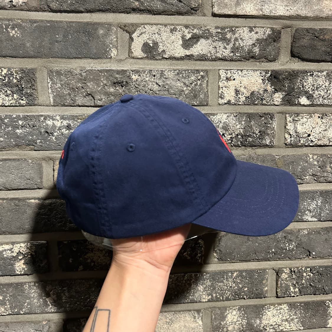 폴로 랄프로렌 아이코닉 치노 볼캡 모자 신형 큐알탭 네이비 상품이미지5