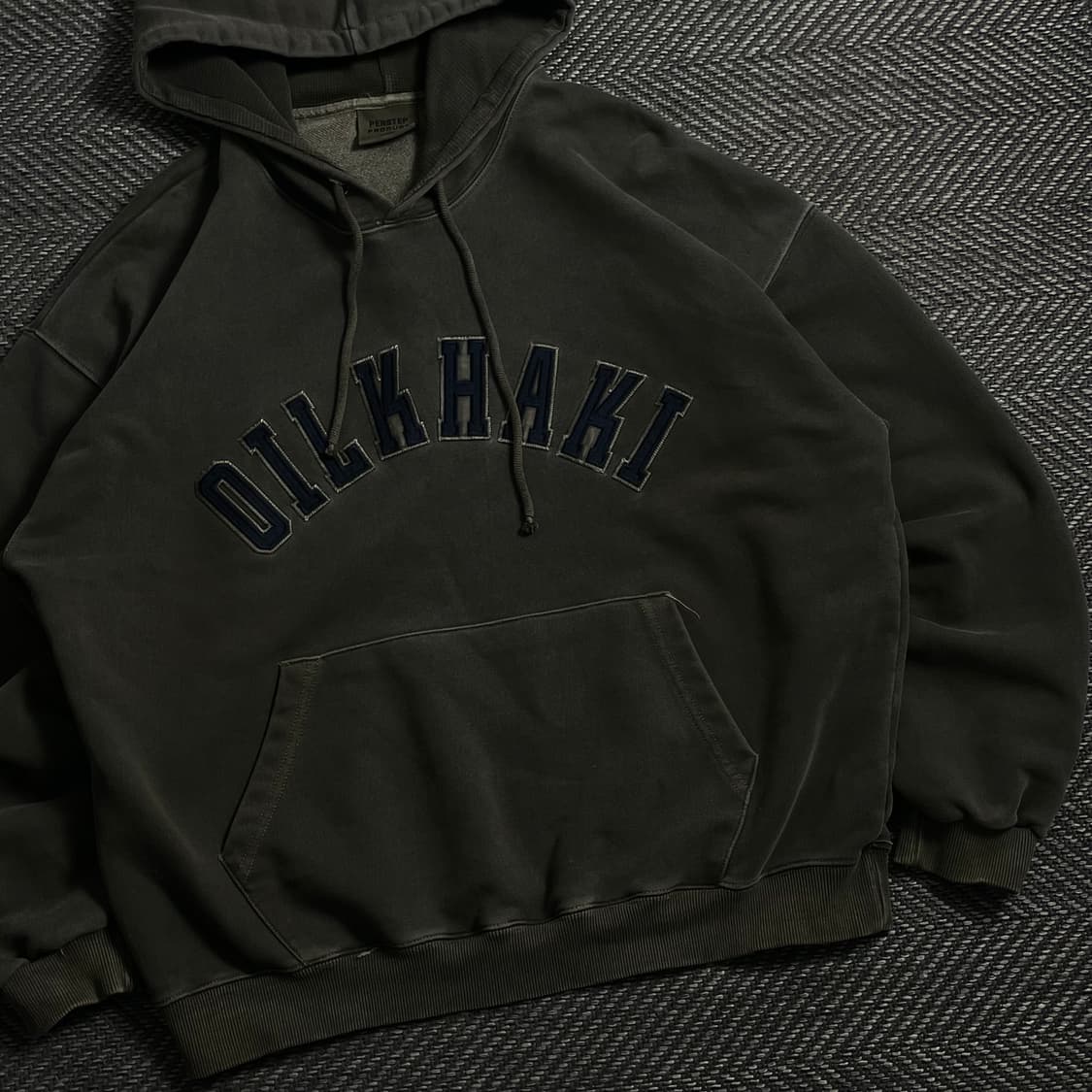 퍼스텝 피그먼트 오일 카키 후드 티셔츠 y 4197 상품이미지4