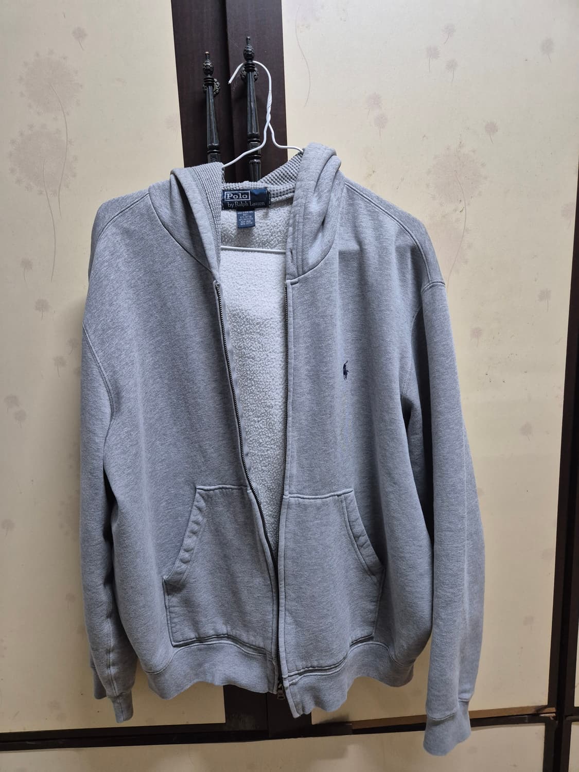 [L] 폴로 랄프로렌 그레이 회색 후드집업 이지 yzy 100 105 상품이미지1