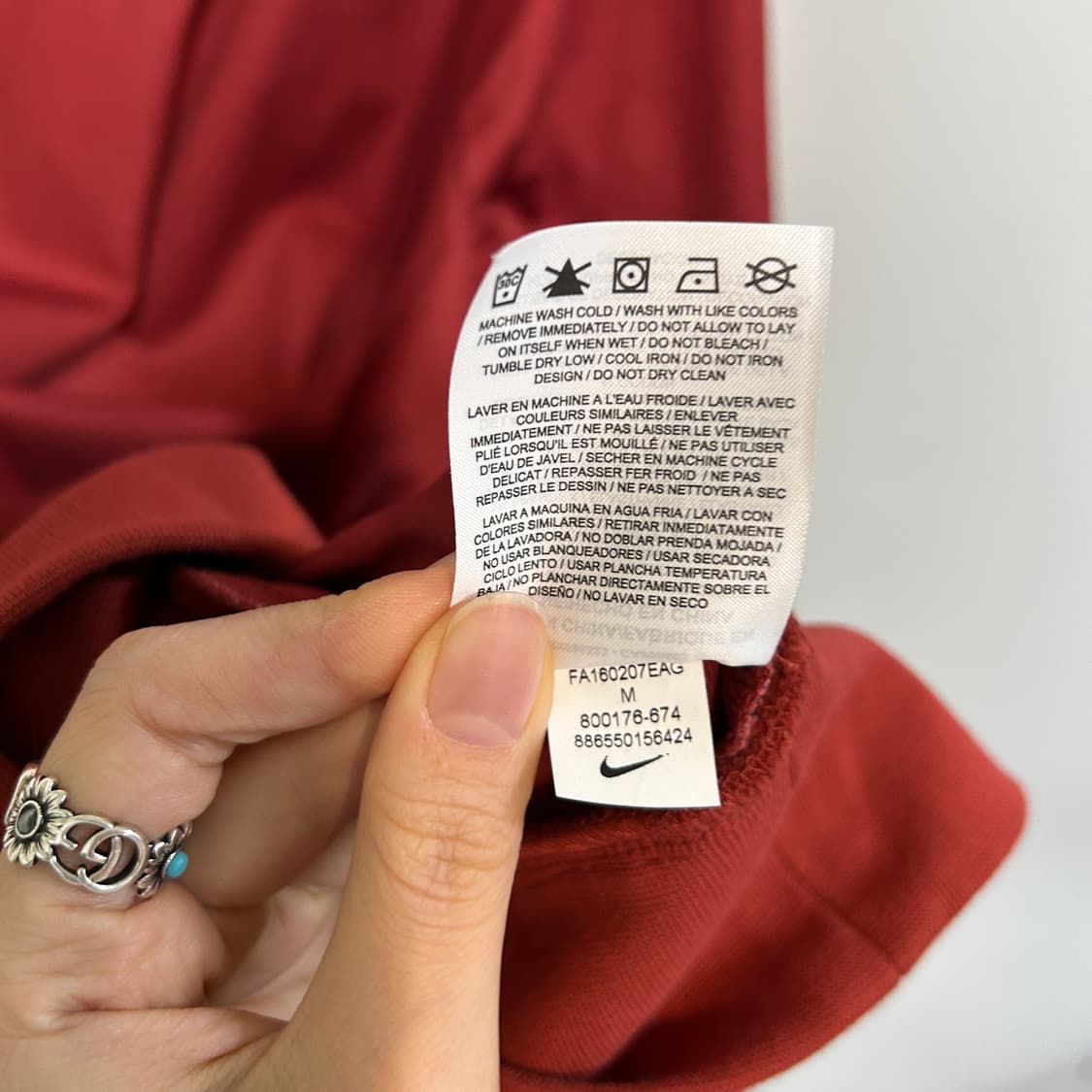 나이키 남성 아노락 하프 집업 M  상품이미지5