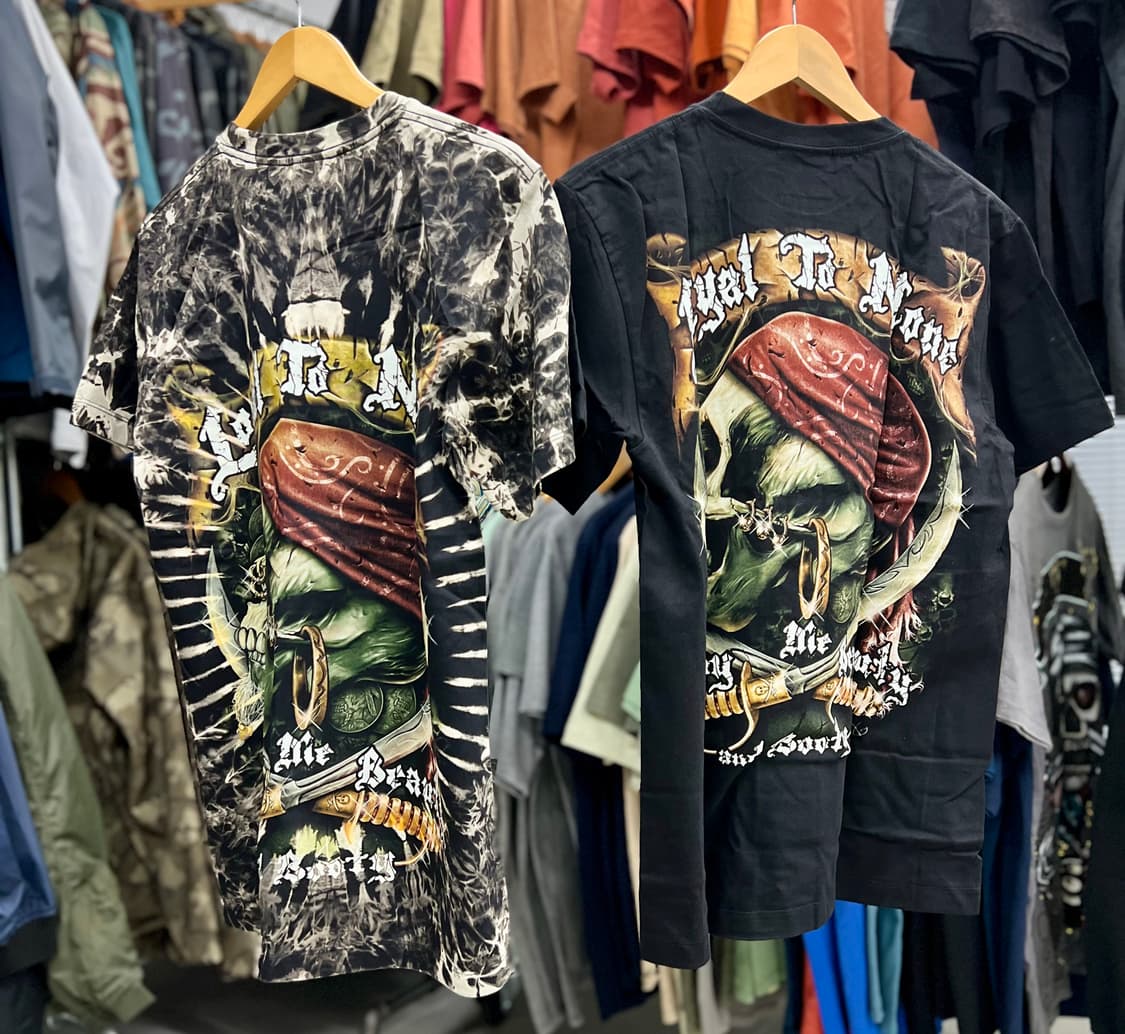 쌍칼 스컬두건 얼룩이 상품이미지5