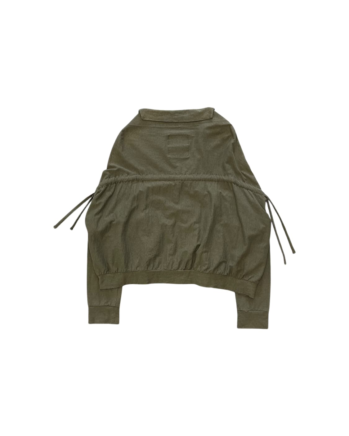 와이즈 백 포인티드 숄 코튼 가디건 상품이미지5