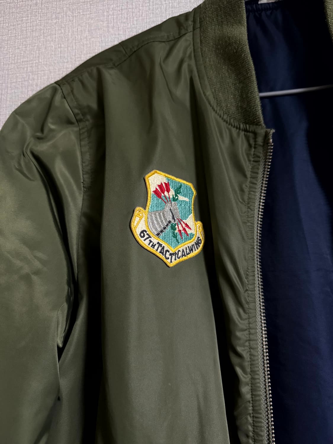 대장급 폴로 랄프로렌 리버서블 MA-1 양면 자켓 (실착m 정도)남여공용 상품이미지4