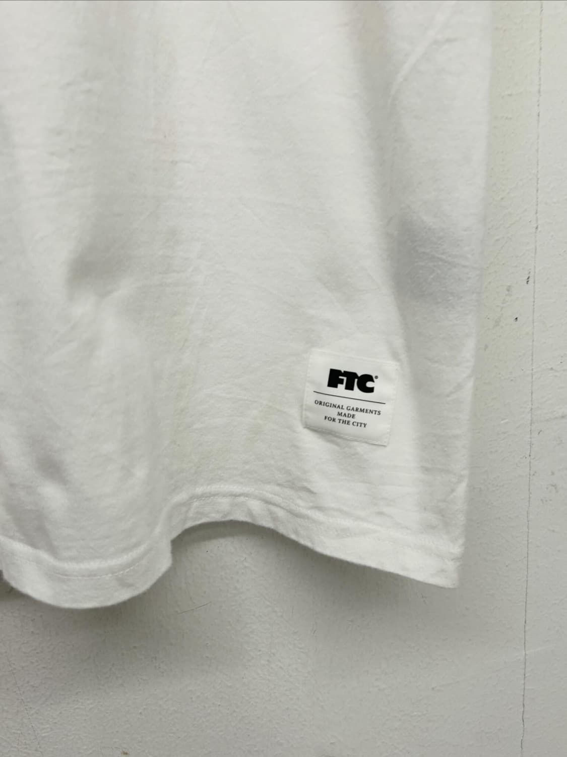 FTC SFC 화이트 반팔 티셔츠 상품이미지3