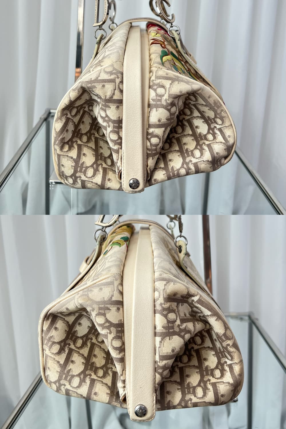 크리스찬 디올 2005 디오리시모 플로럴 트로터 숄더백 상품이미지7