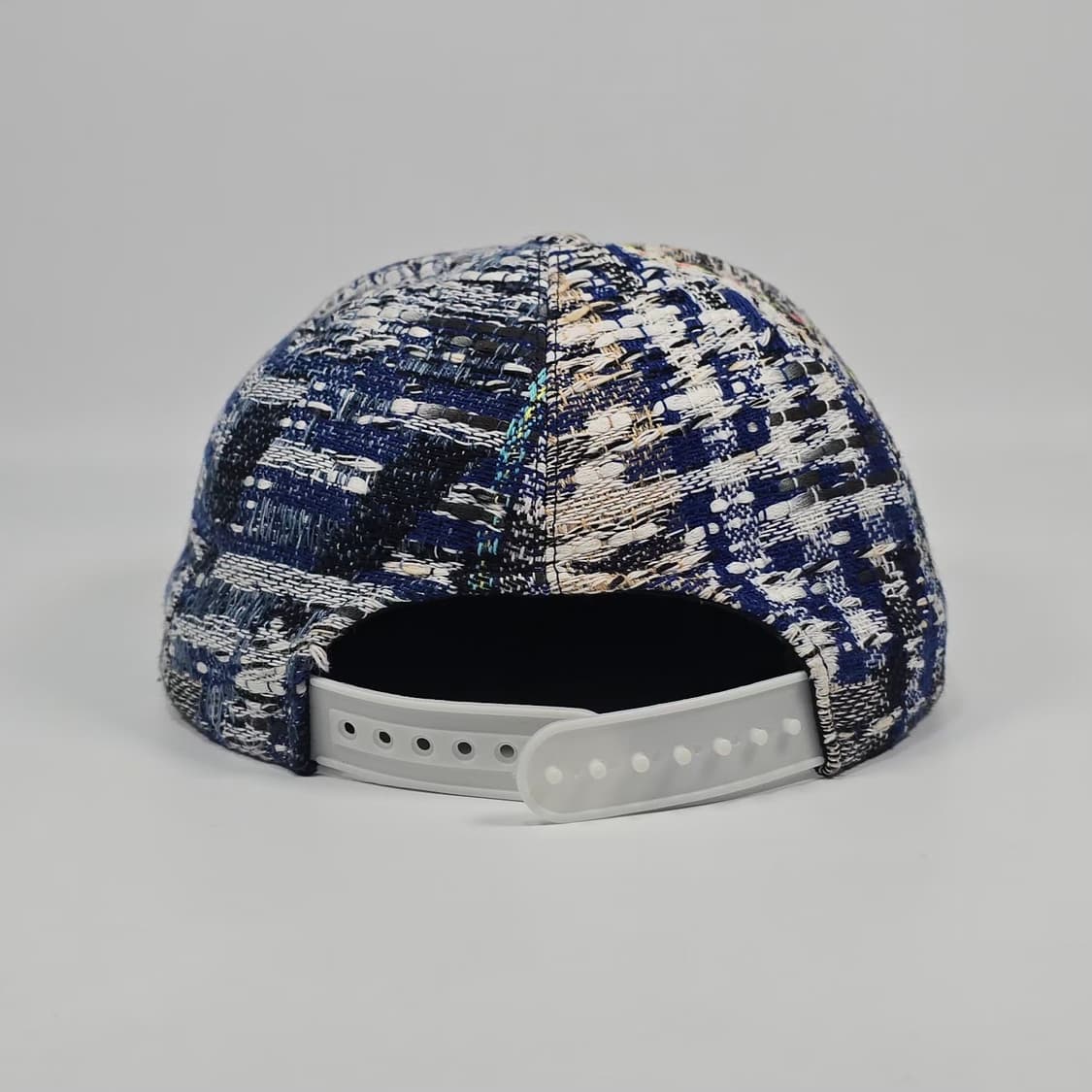 샤넬 블루 멀티 트위드 베이스볼 캡 상품이미지5