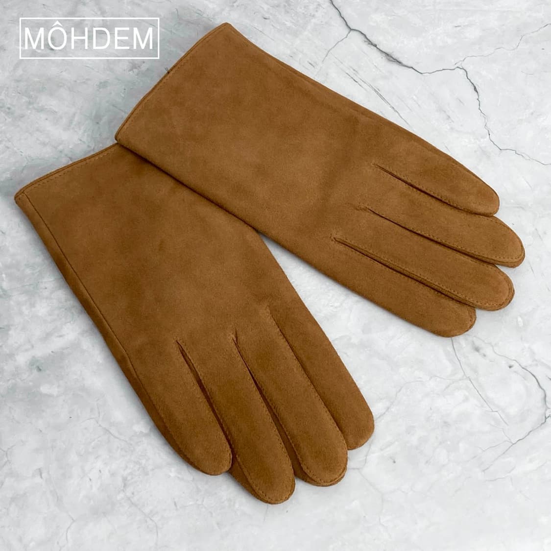 [premium] 스웨이드 가죽 장갑 카멜 상품이미지1
