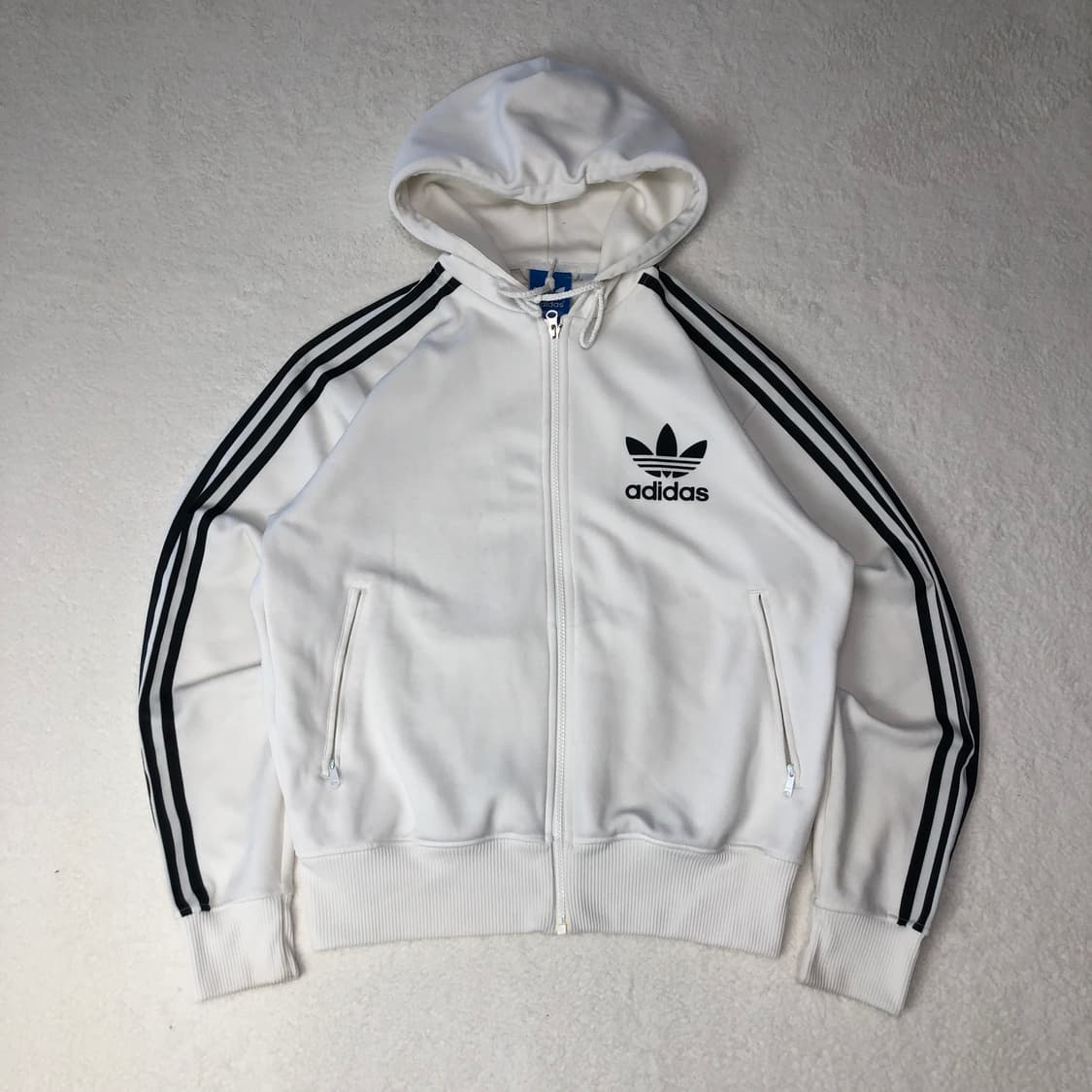 아디다스 화이트 후드져지  상품이미지1