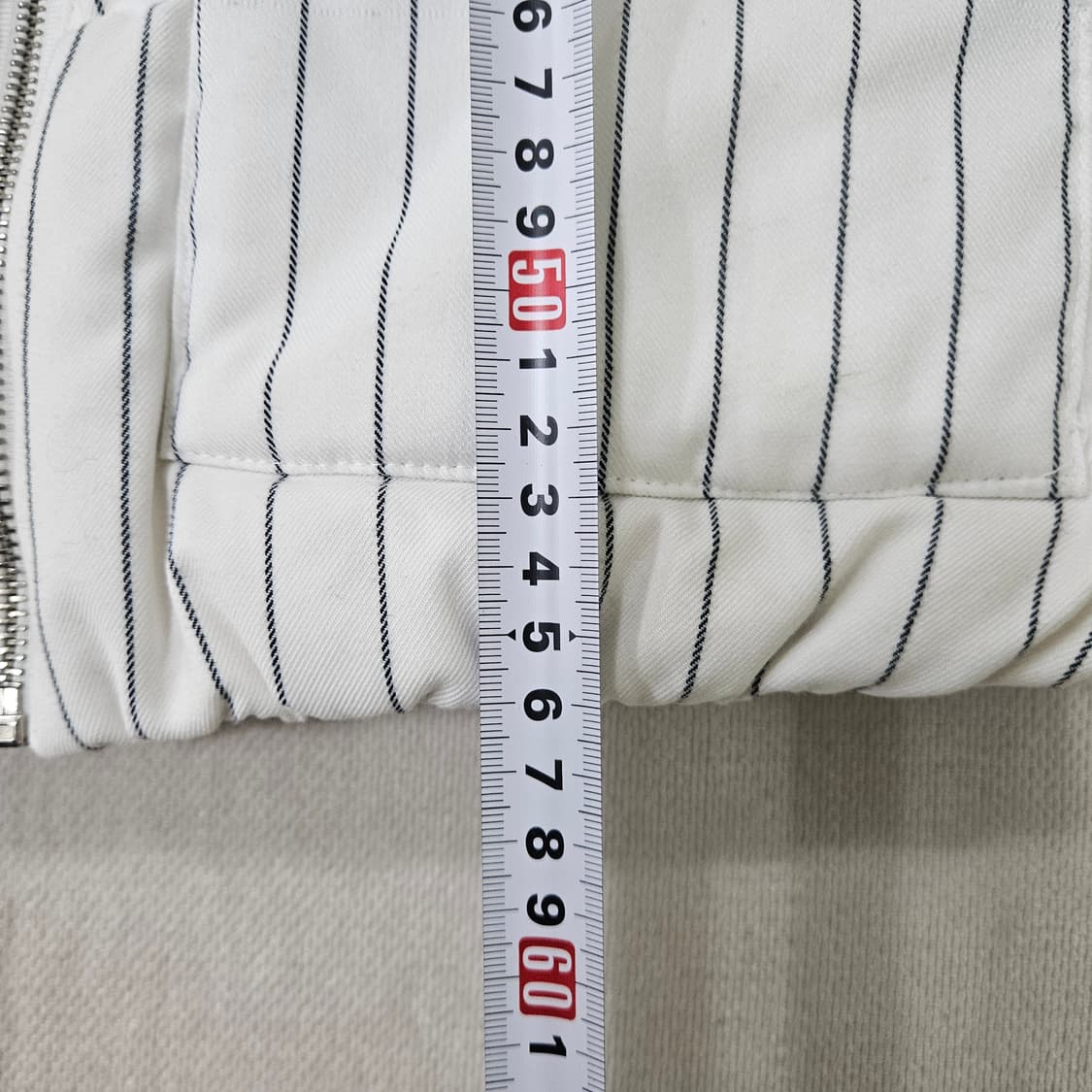 0 파리게이츠 여성 스트라이프 패딩 조끼 0327Y 상품이미지8