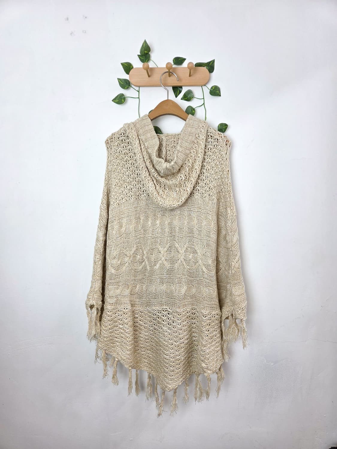 토글 버튼 케이프 가디건 상품이미지4