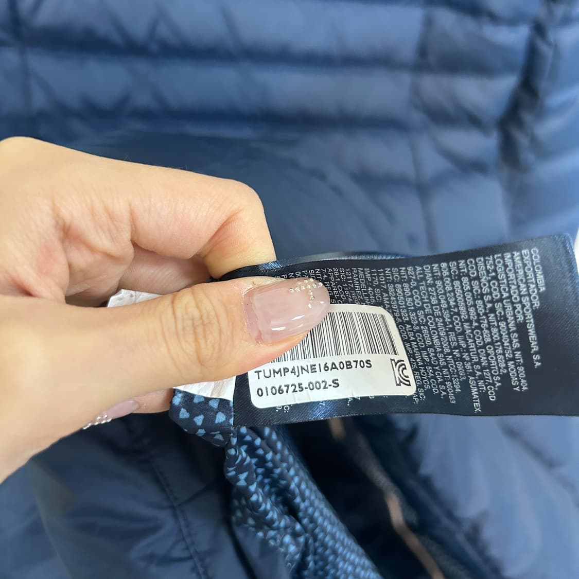 타미힐피거 여성 슬림 롱 덕다운 S  상품이미지4