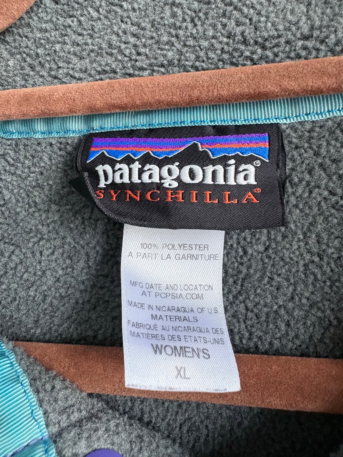 (우먼 XL, 맨즈 L) 파타고니아 신칠라 그레이(니켈)/퍼플 상품이미지5