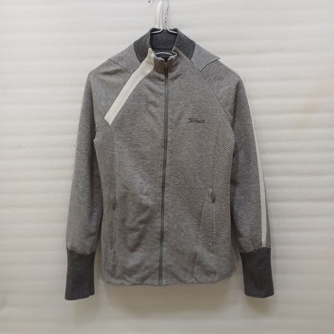 타이틀리스트 골프 방풍 목폴라 울 집업 니트 자켓 여성 XS 사랑봉봉 상품이미지1