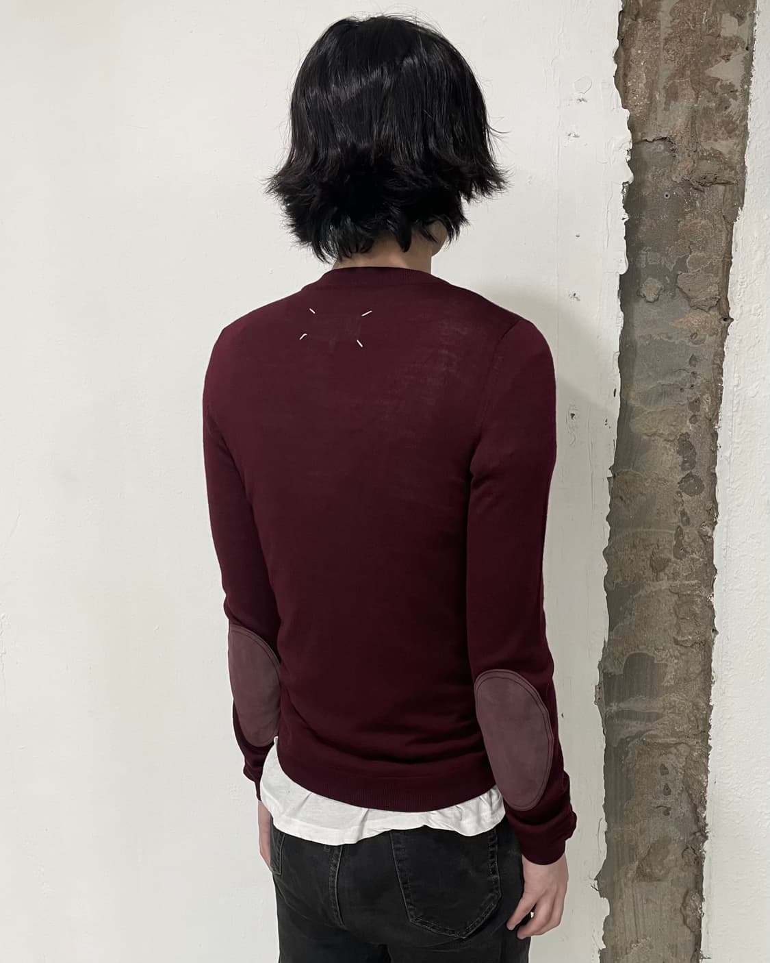 메종 마르지엘라 엘보우 패치 니트 상품이미지1