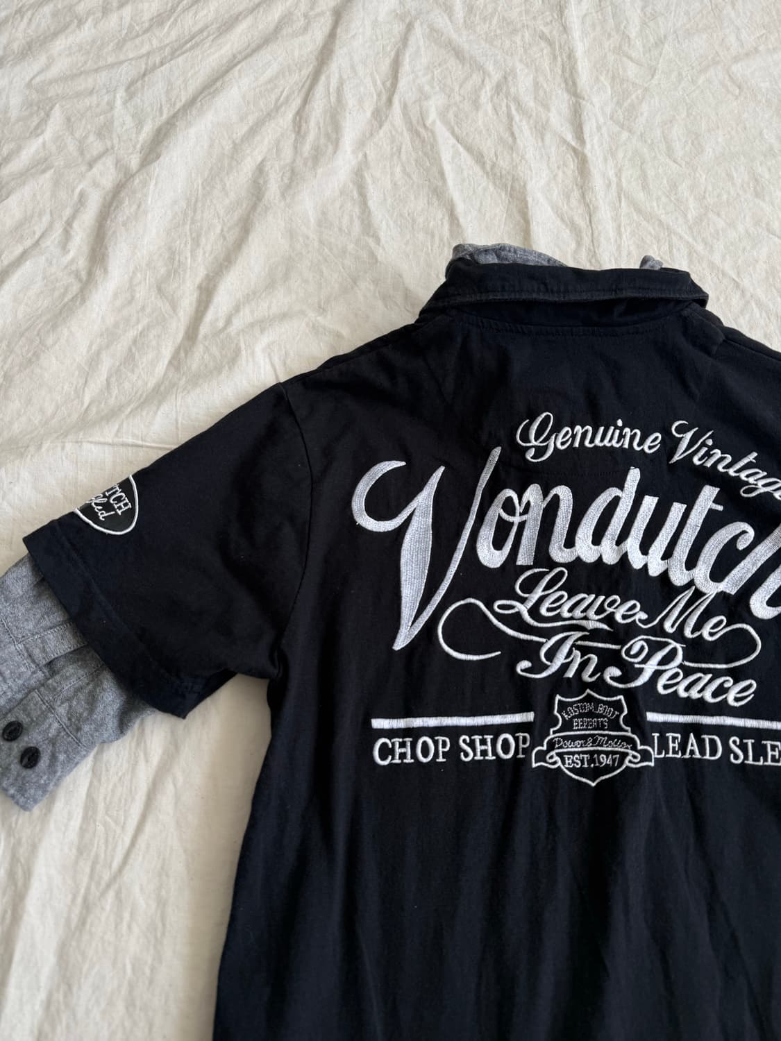 본더치 레이어드 반팔 탑 상품이미지6