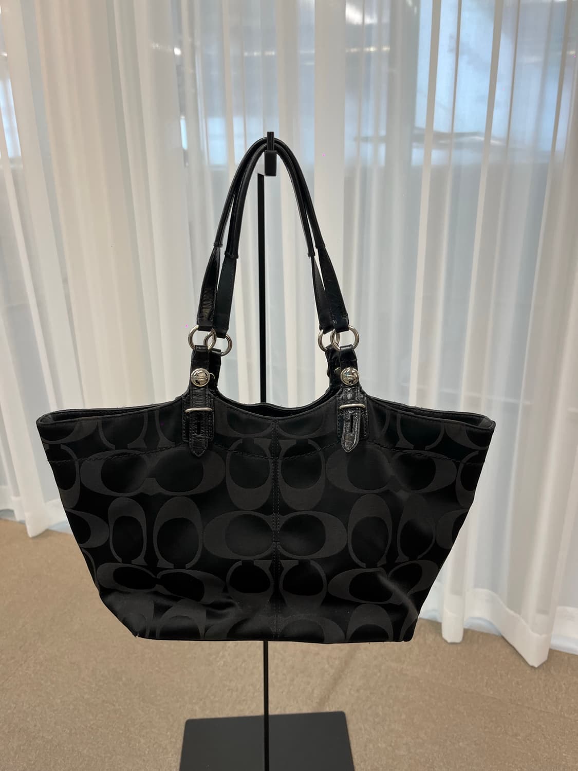 Coach Black Big Bag 상품이미지6