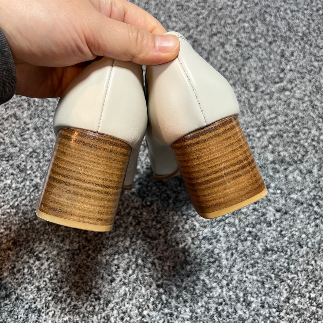 렉토 RECTO 아이보리 로퍼 펌프스 39 상품이미지3