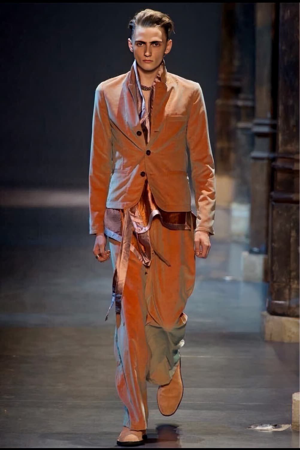 ANN DEMEULEMEESTER  13ss Velvet Jacket 상품이미지1