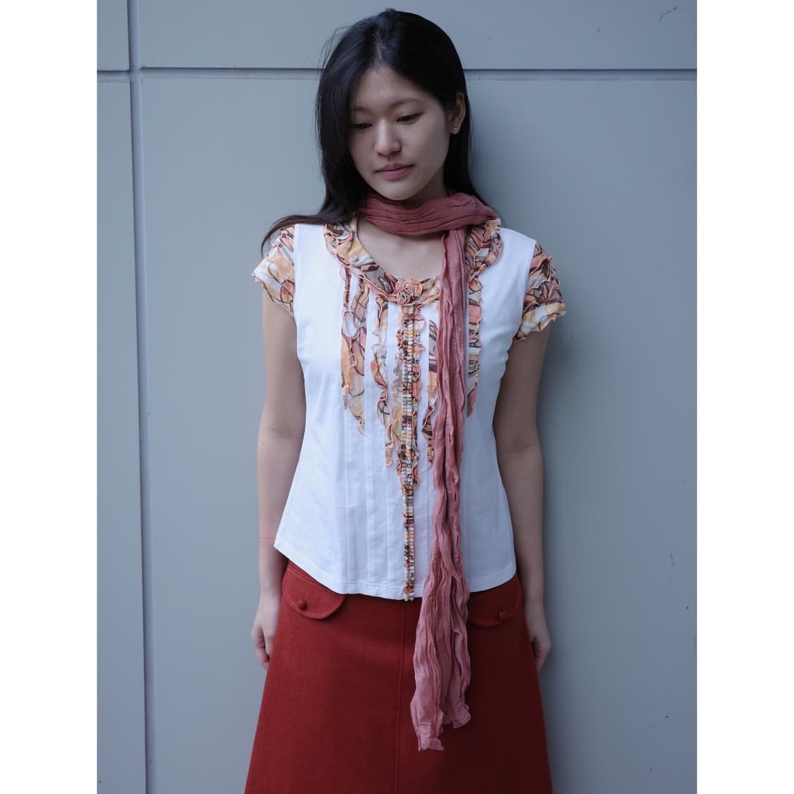 핑크 머플러 상품이미지2