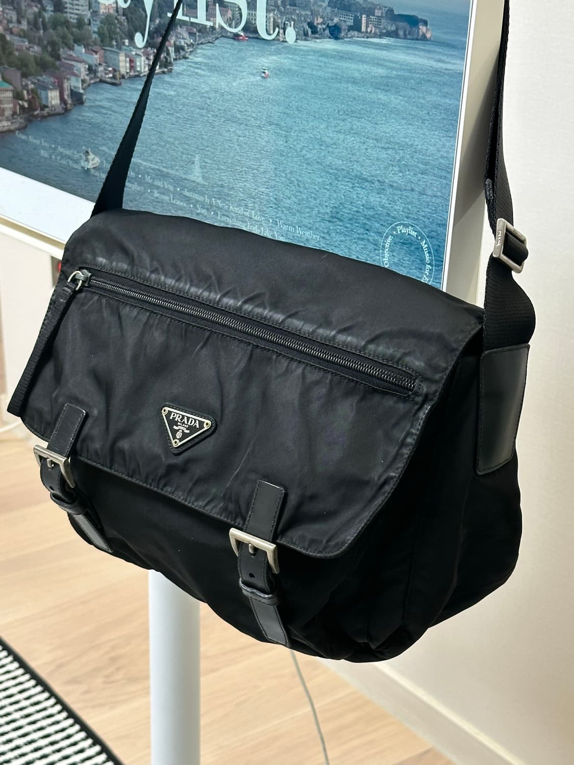 프라다 테수토 포코노 나일론 메신저백 상품이미지3