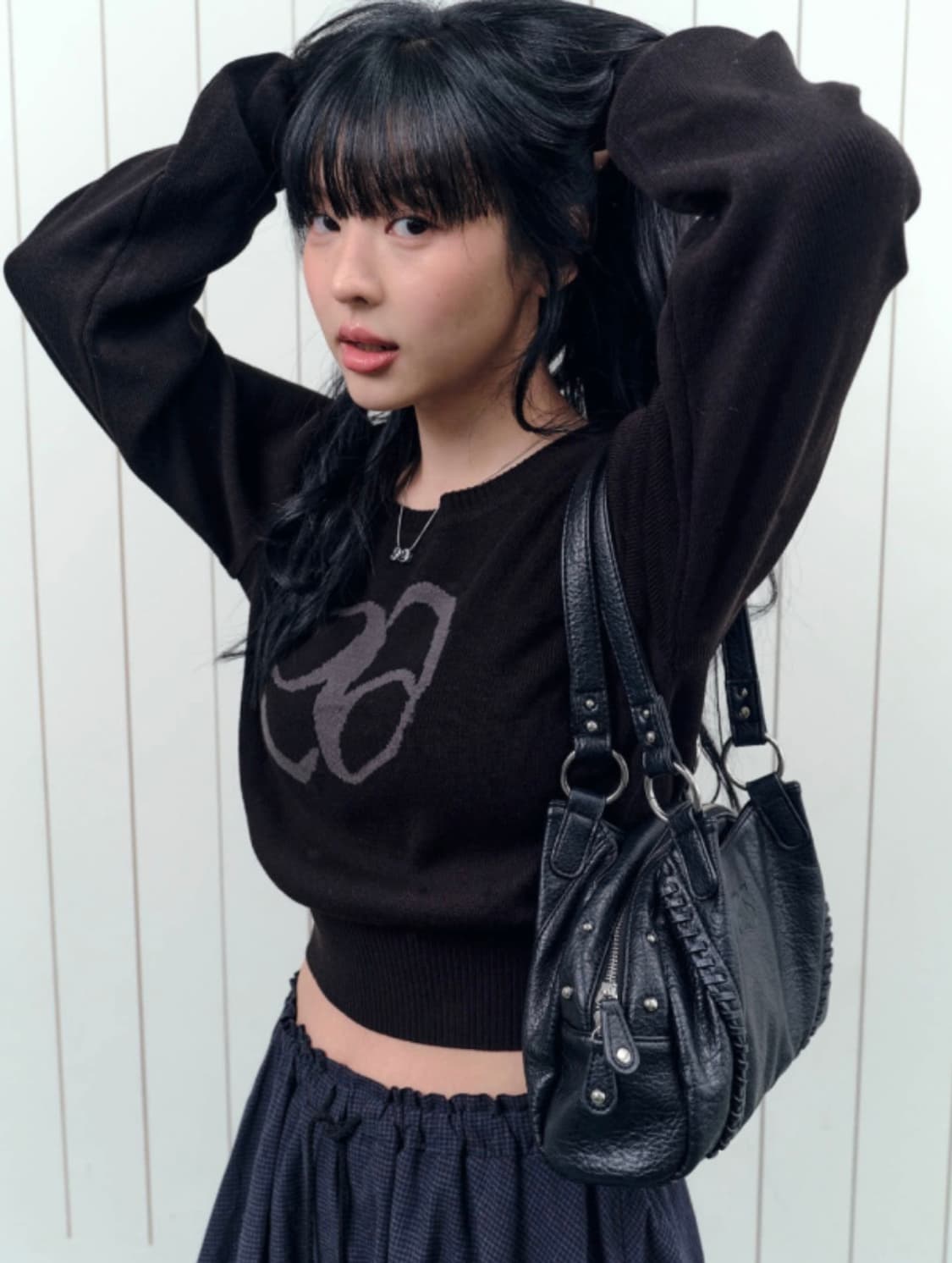 애즈온 보니타 미니백 블랙 상품이미지5