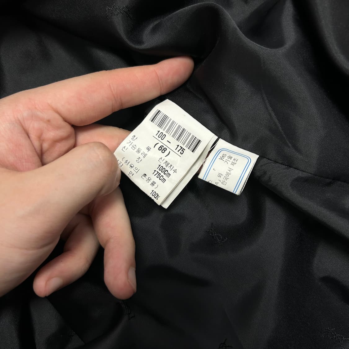 입생로랑 벨티드 블랙 트렌치코트(100) 상품이미지6