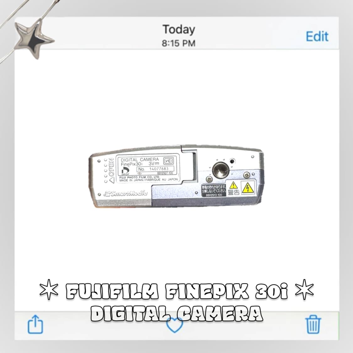 후지필름 파인픽스 30i 빈티지 디카 블루 상품이미지5