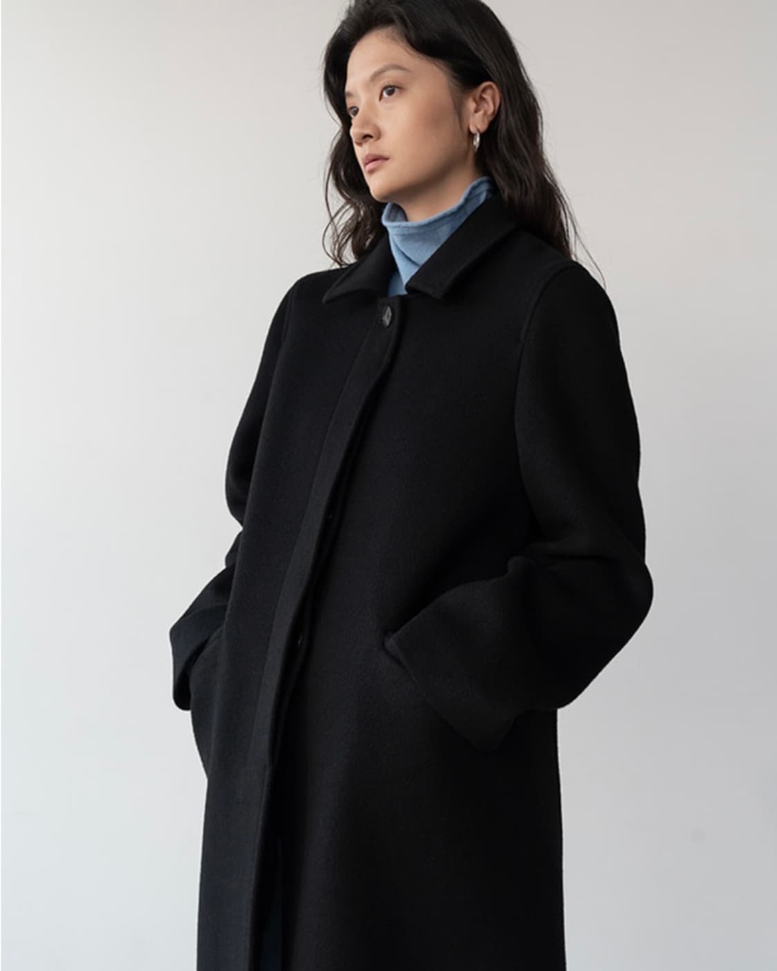 AL,THING) 아보 코트 BLACK 상품이미지2