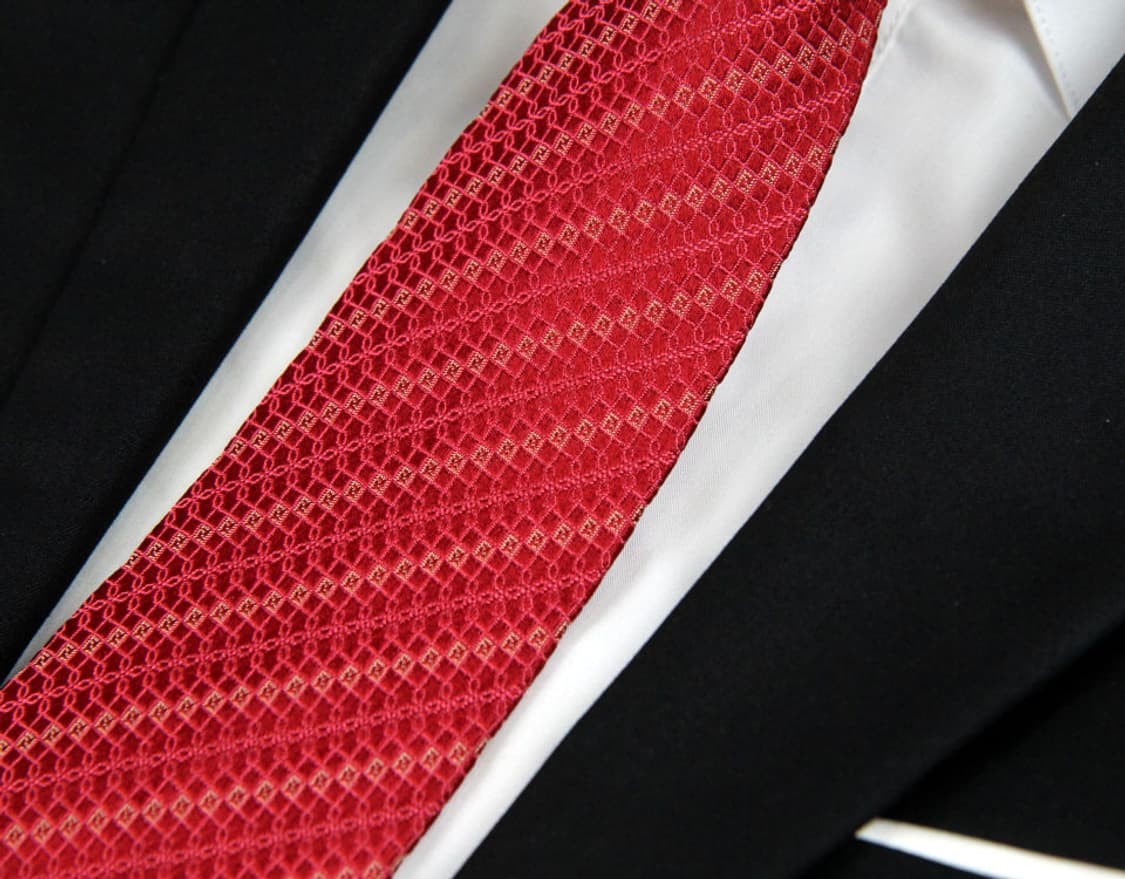 펜디 8.7cm A+등급 FF자수 남자 명품 넥타이 상품이미지5