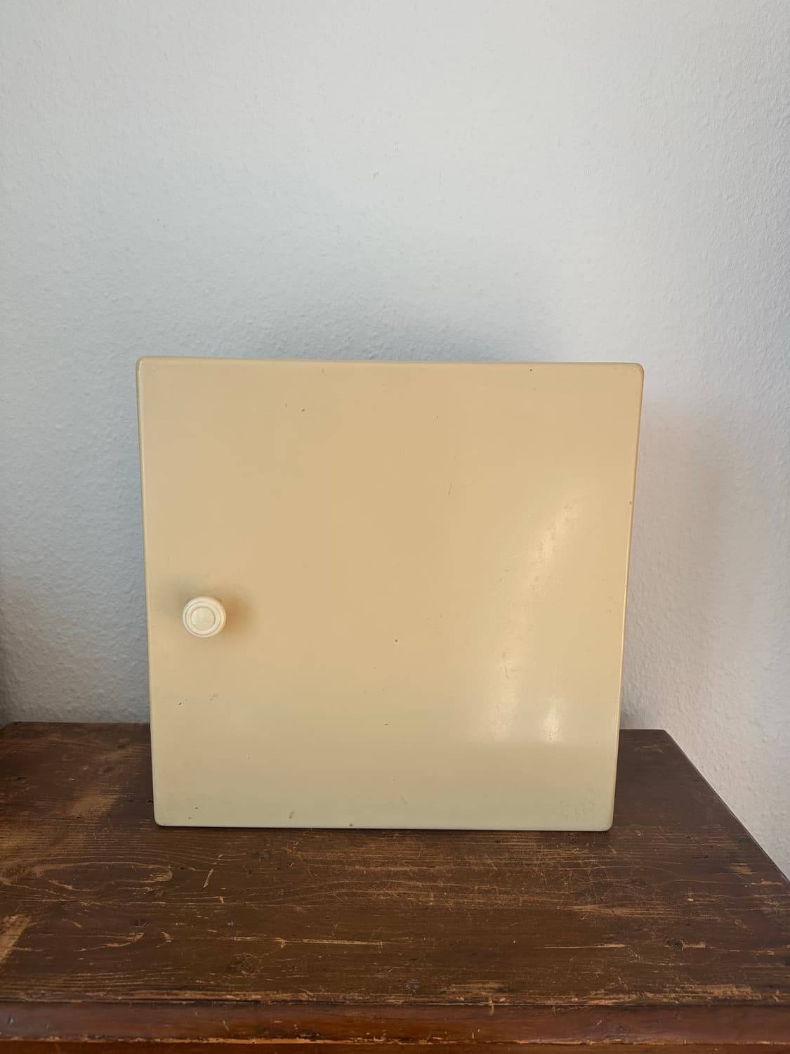 독일)빈티지 우드 크림색 벽선반 상품이미지1