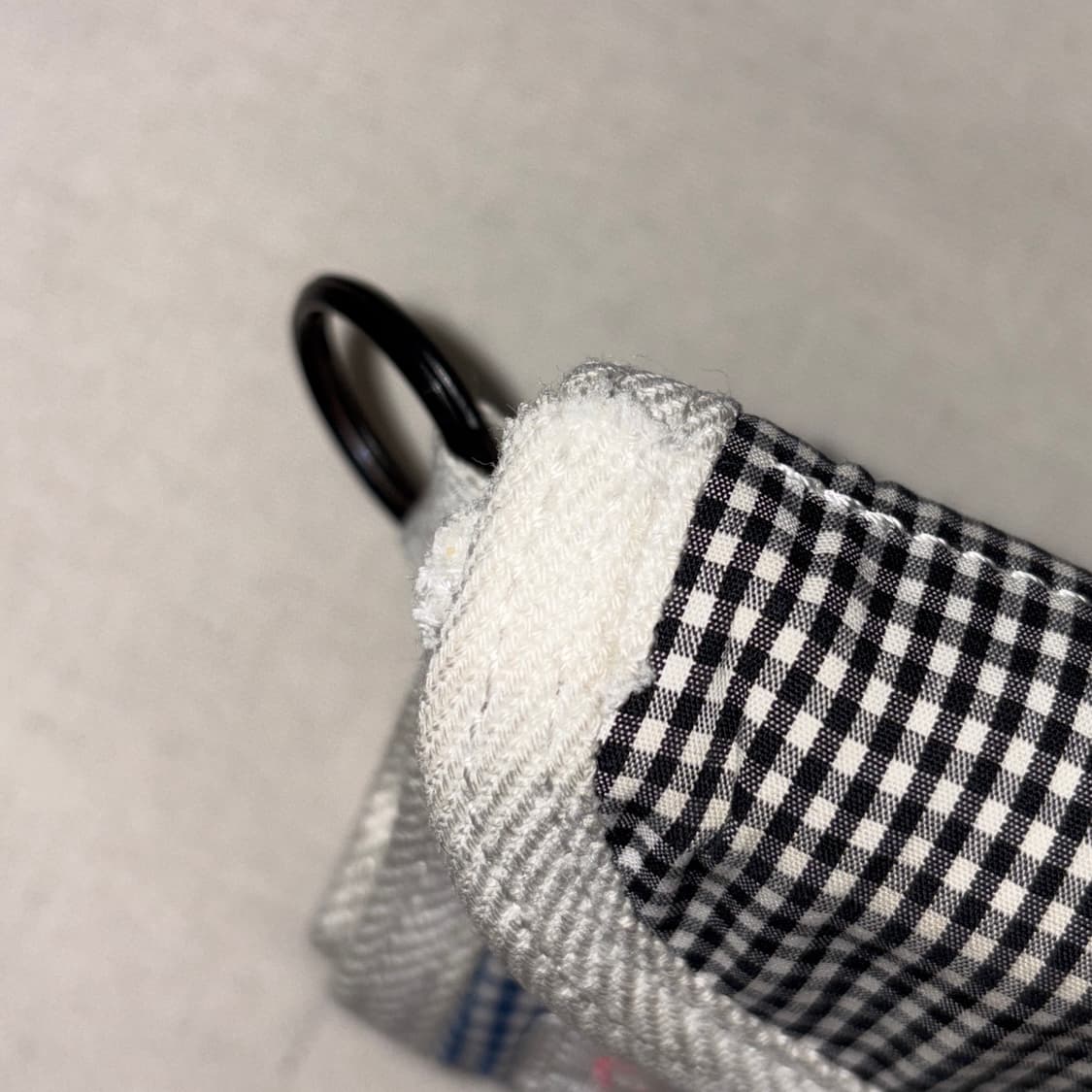 (희귀) 포터x아트모스 깅엄체크 반지갑 상품이미지5