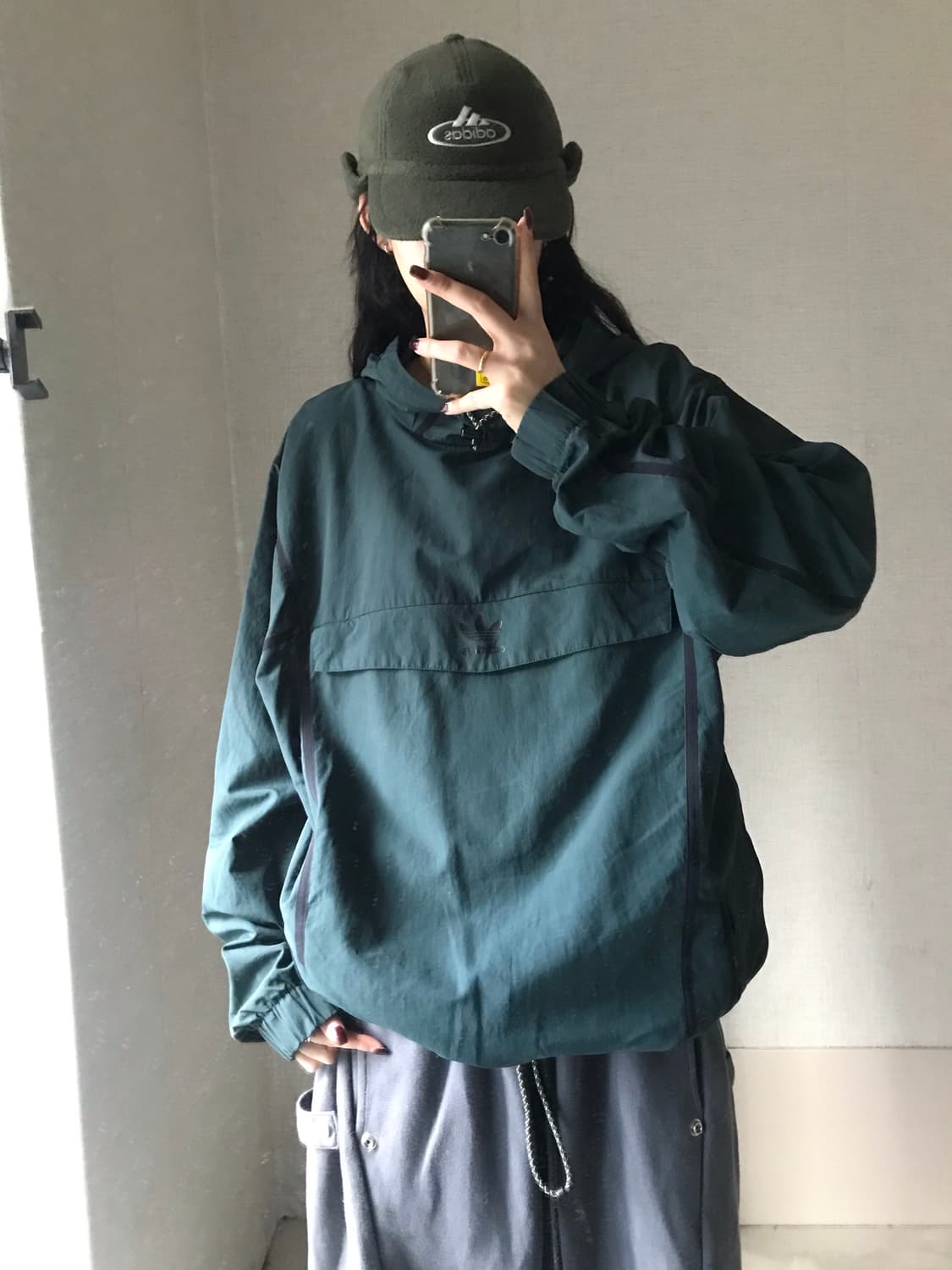 아디다스 딥그린 고프코어 후디 상품이미지3