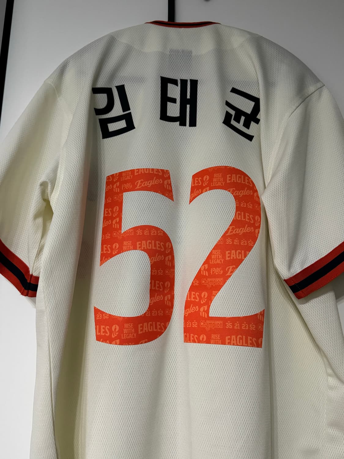 한화이글스 40주년 레거시 레플리카 유니폼 김태균 마킹 95 상품이미지2