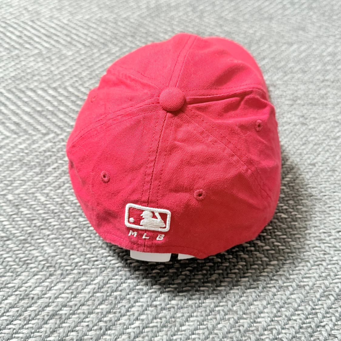 Mlb 하트 포인트 레드 볼캡 상품이미지2