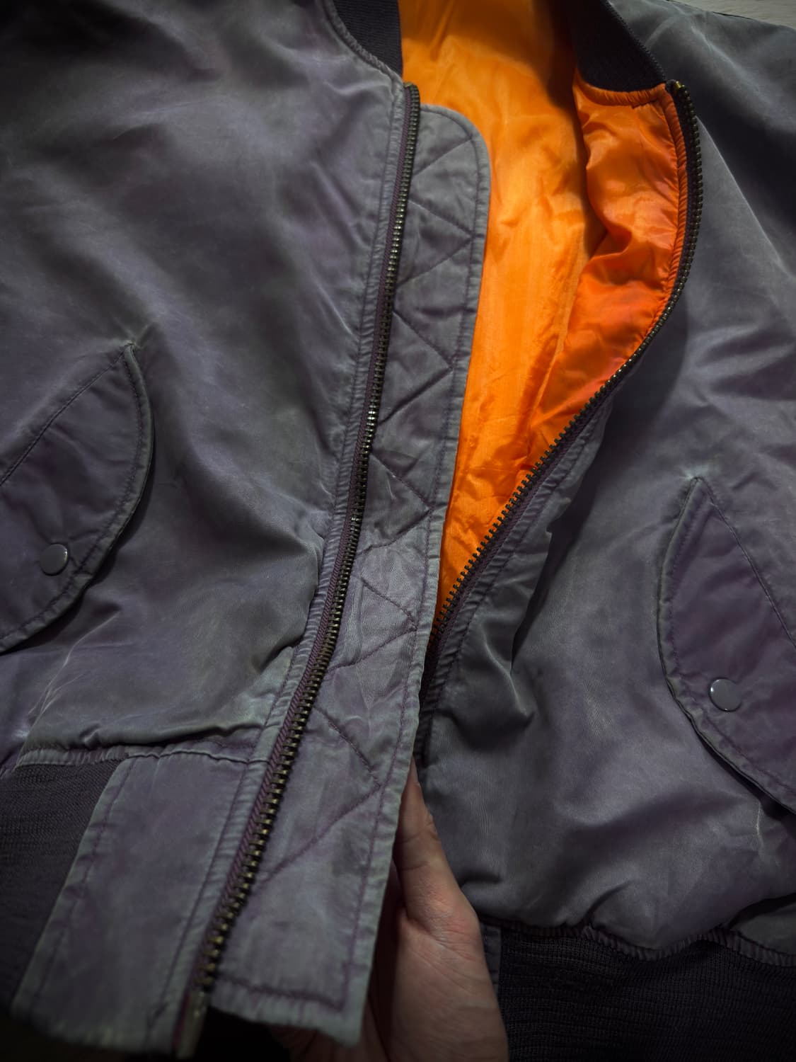 빈티지 Military Phantom MA-1 플라이트 항공자켓 상품이미지4