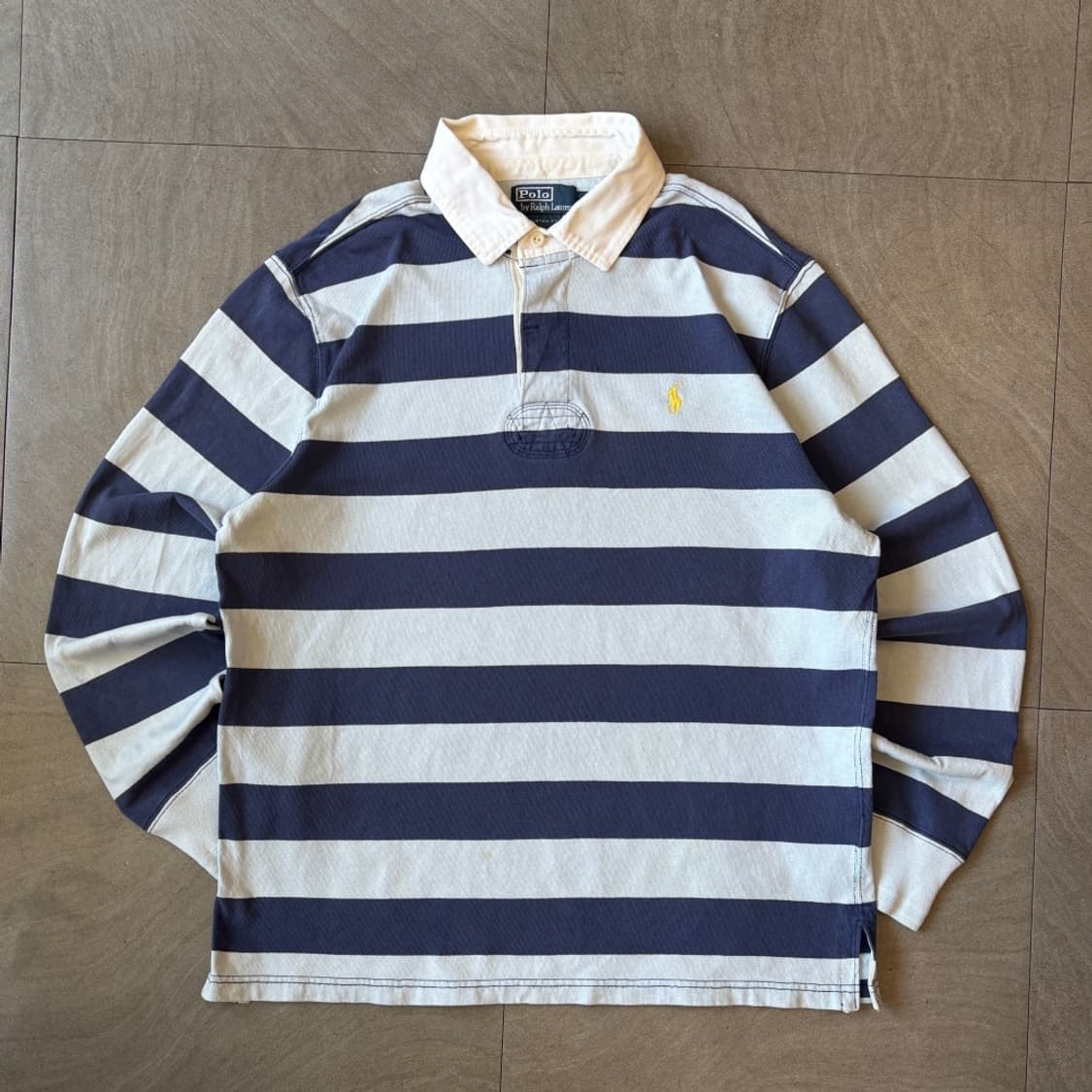 폴로 정품 스트라이프 럭비 티셔츠 럭비티 상품이미지1