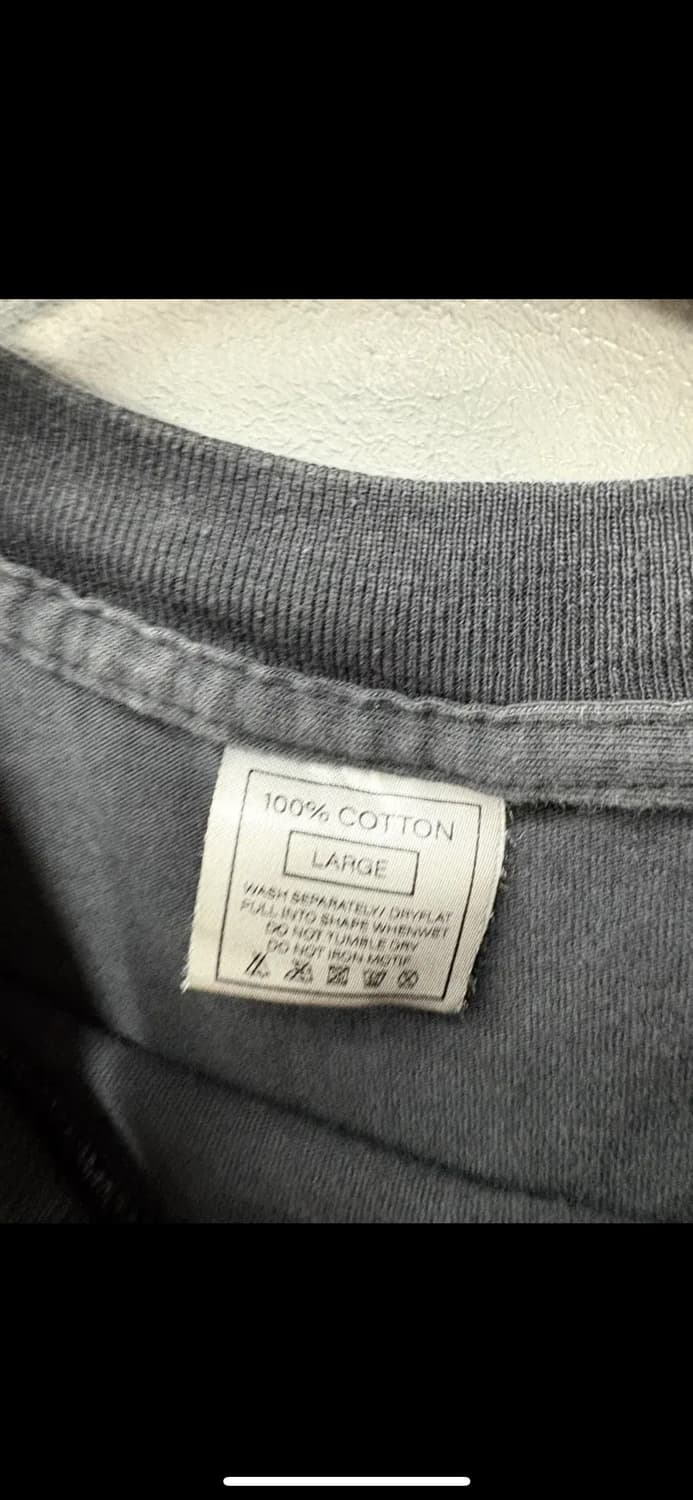 빈티지 너바나 아트워크 그래픽 블랙 반팔 H2500 상품이미지6