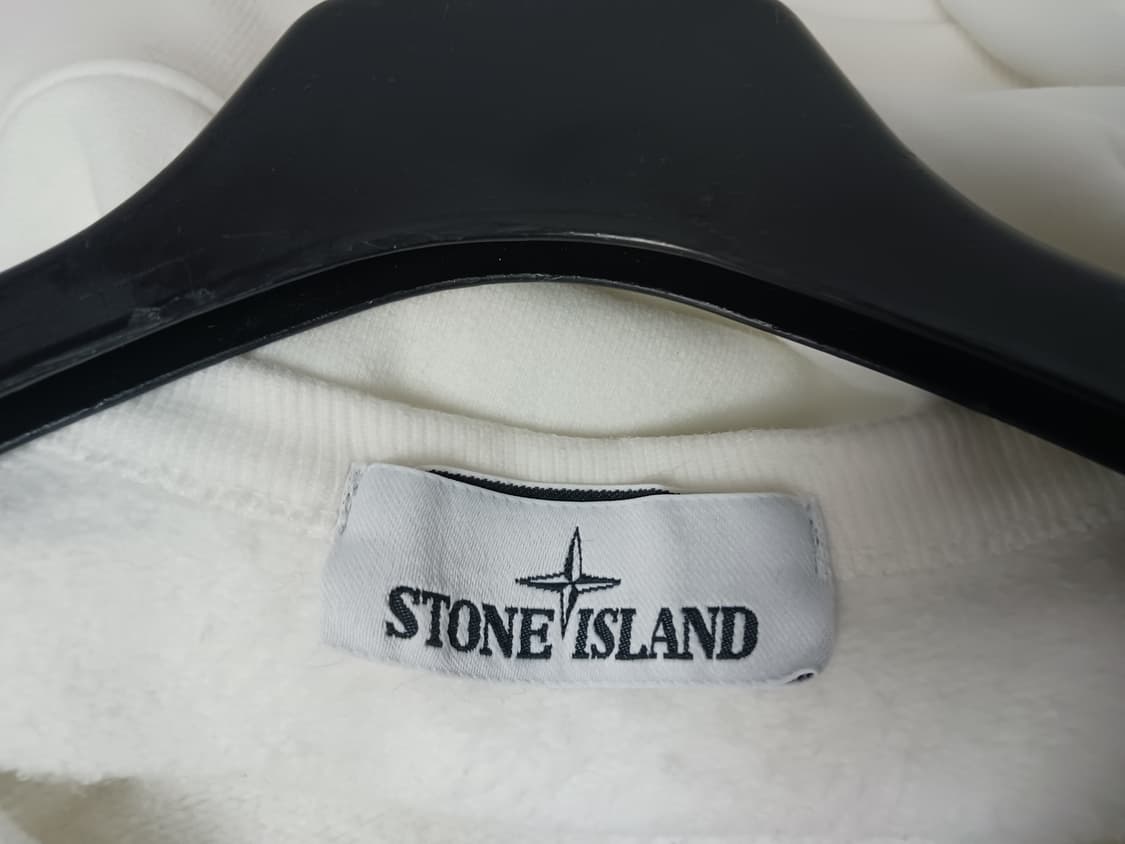 Stone island 스톤아일랜드 화이트 맨투맨 (95) 상품이미지7