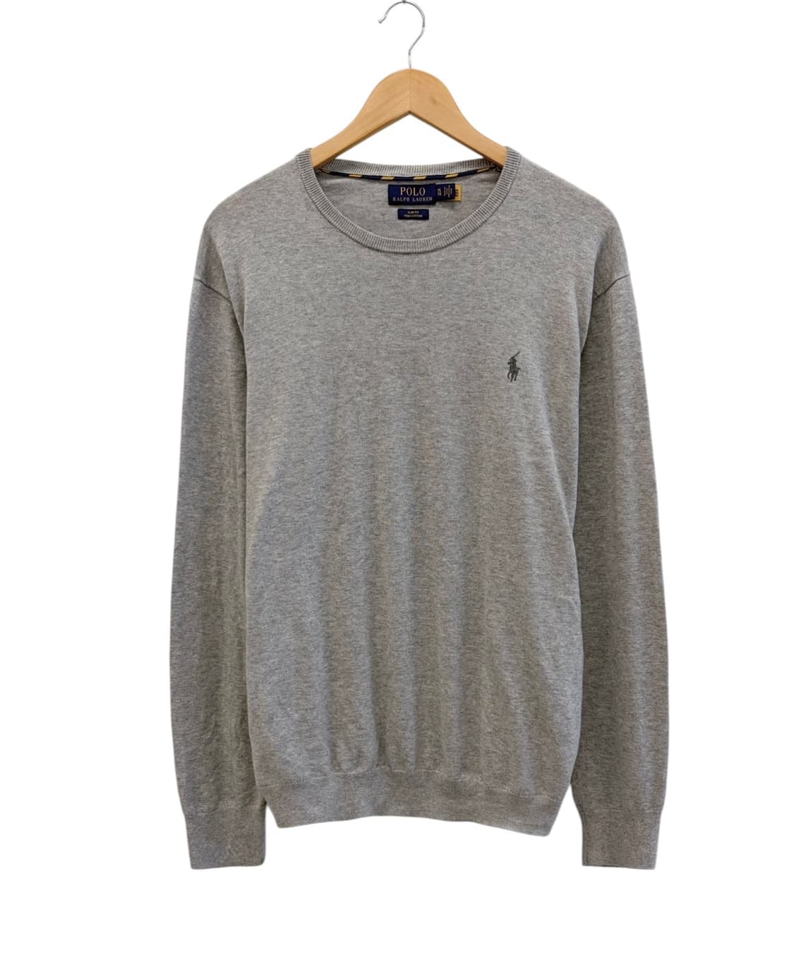 폴로 피마코튼 니트 그레이 (XL) 상품이미지1