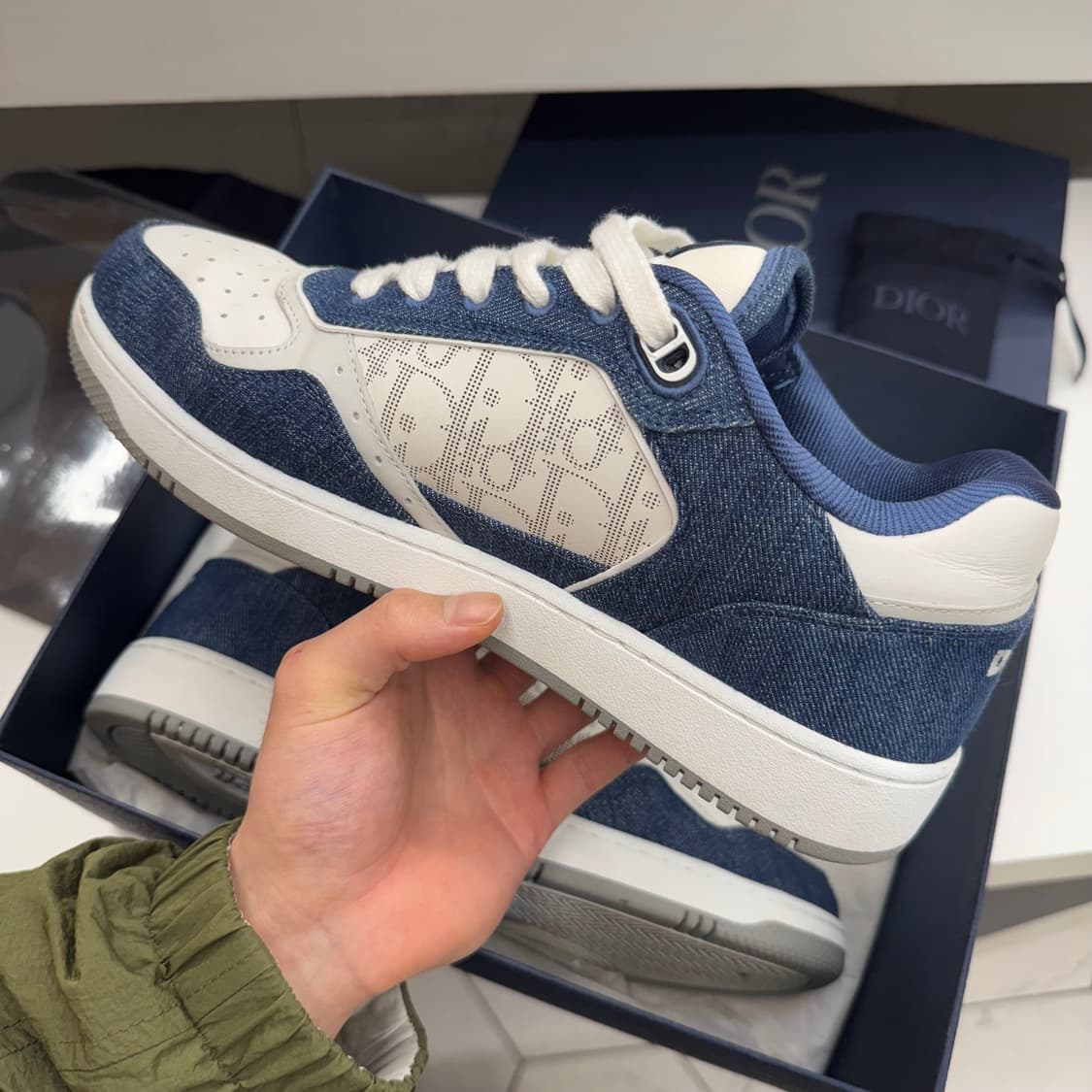 [41] 디올 b27 데님 로우 스니커즈 상품이미지6