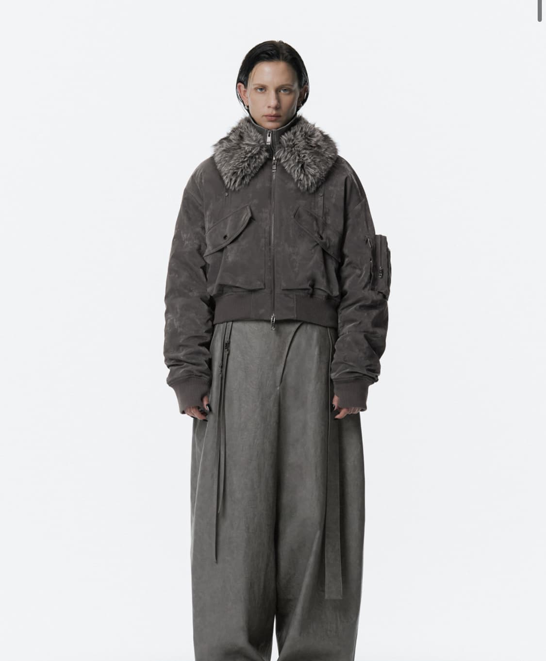 트리밍버드 fur collar ma-1 jumper 상품이미지5